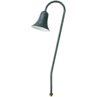 Dabmar 2.5W LED 27" Solid Brass Horn Pathway Light - 3000K - 12V - Acid Green