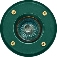 Dabmar 3W LED In-Ground Well Light - MR16 Lamp - 2700K - 12V - Green