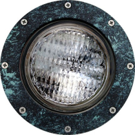 Dabmar 6W LED In-Ground Well Light - PAR36 Lamp - 3000K - 12V - Verde Green
