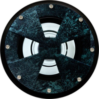 Dabmar 3W LED In-Ground Well Light - MR16 Lamp - 2700K - 12V - Verde Green
