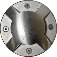 Dabmar 7W LED In-Ground Drive-Over Well Light - MR16 Lamp - 2700K - 12V - Stainless Steel