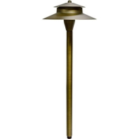 Dabmar 2.5W 23" LED Pathway Light - 12V - Weathered Brass