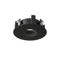 DMF Lighting M-Series 4" Round Pinhole Flangeless Trim - Black