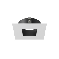 DMF Lighting M-Series 4" Square Flangeless Pinhole Trim - White