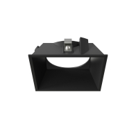 DMF Lighting M-Series 4" Round on Square Flangeless Trim - Black