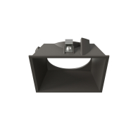DMF Lighting M-Series 4" Round on Square Flangeless Trim - Bronze
