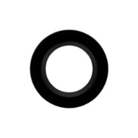 Sylvania LEDVANCE Black trim for 4" SLIM CCT SELECTABLE MICRODISK