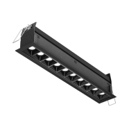 DALS Pinpoint 10-Light Microspot LED Recessed Downlight - 24W - CCT Selectable - 120V - Black