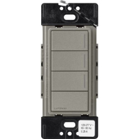 Lutron RadioRA 3 Sunnata Keypad - 3 Button w/ Raise-Lower - Cobblestone