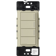 Lutron RadioRA 3 Sunnata Keypad - 3 Button w/ Raise-Lower - Clay