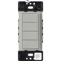 Lutron RadioRA 3 Sunnata Keypad - 3 Button w/ Raise-Lower - Pebble