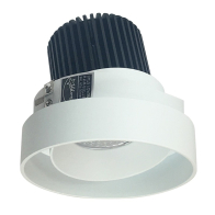 Nora Lighting 4" Iolite LED Downlight - Trimless Adjustable - 1000 Lumens - 2700K - Matte Powder White