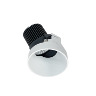 Nora Lighting 4" Iolite LED Downlight - Trimless Adjustable Slot - 1000 Lumens - 5000K - Matte Powder White