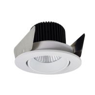 Nora Lighting 2" Iolite LED Downlight - Round Adjustable Cone - 1000 Lumens - 2700K - White