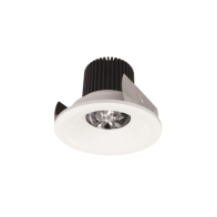 Nora Lighting 2" Iolite LED Downlight - Round Bullnose - 10° Optic - 800 Lumens - 2700K - White