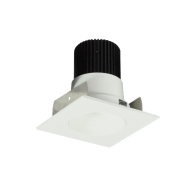 Nora Lighting 2" Iolite LED Downlight - Square Reflector with Round Aperture - 10° Optic - 800 Lumens - 4000K - Matte Powder White