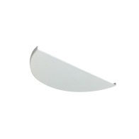 Nora Lighting 6" Round Eyelid for NLCBC Series - Matte Powder White