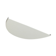Nora Lighting 6" Round Eyelid for NLCBC Series - White