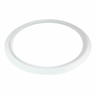 Nora Lighting 6" Round Oversize Ring for NLCBC Series - White