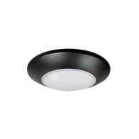 Nora Lighting 4" AC Opal LED Surface Mount - 10.5W - 3000K - 700lm - Black - 120V