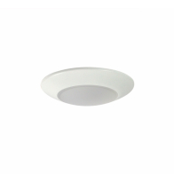 Nora Lighting 4" AC Opal LED Surface Mount - 10.5W - 5000K - 700lm - White - 120V