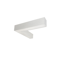 Nora Lighting 30 Watt L-Line LED Indirect / Direct Linear - L-Connector - 3,781 Lumens - CCT Selectable - White