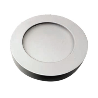 NSL 4W 3" Round LED Edge Lit Puck Light - 3000K - 200 Lumens - 24V - Black