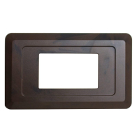 NSL Prism Switch Star Cover - Brown Wood Grain