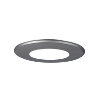 Nora Lighting Round Face Plate for NSLIM - Silver