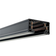 Nora Lighting 48" Two-Circuit Track - Halo Style - Black