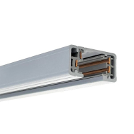 Nora Lighting 48" Two-Circuit Track - Halo Style - Silver