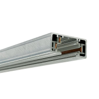 Nora Lighting 72" One-Circuit Track - Halo Style - Natural Metal