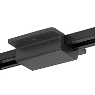 Nora Lighting One-Circuit Track System Floating Canopy Feed - Black