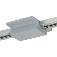 Nora Lighting One-Circuit Track System Floating Canopy Feed - Silver
