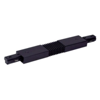 Nora Lighting One-Circuit Track System Flexible Connector - Black