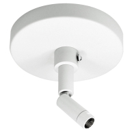 Nora Lighting Track Lighting Slope Pendant Adapter - White