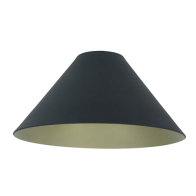 Nora Lighting 2" iLENE Fixture Shade - Champagne Haze/Black