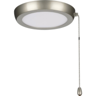 Progress Lighting AirPro LED Edgelit Universal Ceiling Fan Light Kit - 3000K - 120V - Painted Nickel