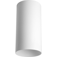Progress Lighting 6" Cylinder - Ceiling Mount - White - 120V