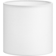 Progress Lighting White Linen Drum Shade for Elara Collection