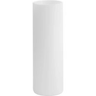 Progress Lighting Elara Frosted Glass Accessory Cylindrical Shade - Etched White
