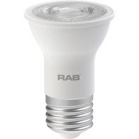 RAB 6W LED PAR16 - Dimmable - 40º Beam Angle - 2700K - 450 Lumens - 120V