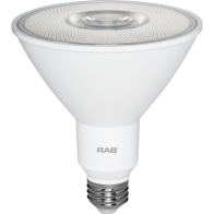 RAB 16W LED PAR38 - Dimmable - 40º Beam Angle - 2700K - 1,370 Lumens - 120V