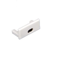 American Lighting End Cap with Power Feed for Helm Recessed Mounting Channel