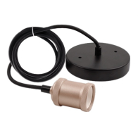 Green Creative Pendant Light Kit - E26 Socket - Golden