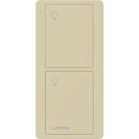 Lutron 2-Button Pico Smart Remote - Light Icons - Ivory