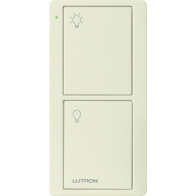 Lutron 2-Button Pico Smart Remote - Light Icons - Biscuit