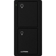 Lutron 2-Button Pico Smart Remote - Light Icons - Midnight