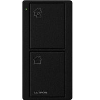 Lutron 2-Button Entry Scene Pico Smart Remote - Home/Away Icons - Midnight