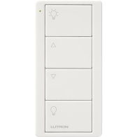 Lutron 4-Button Pico Smart Remote - Zone Control - Light Icons - White